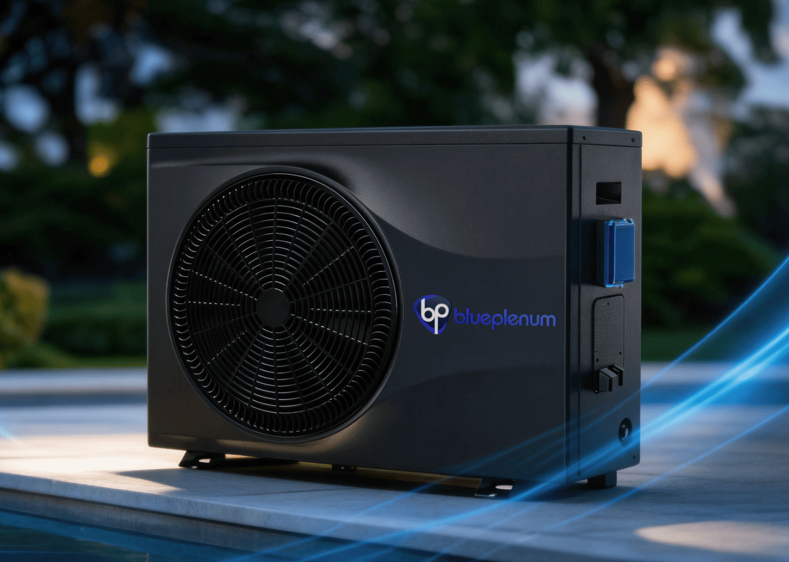 Swimming pool pump and heater comparison showing gas, solar, heat pump, and inverter pool heating systems for daily residential use