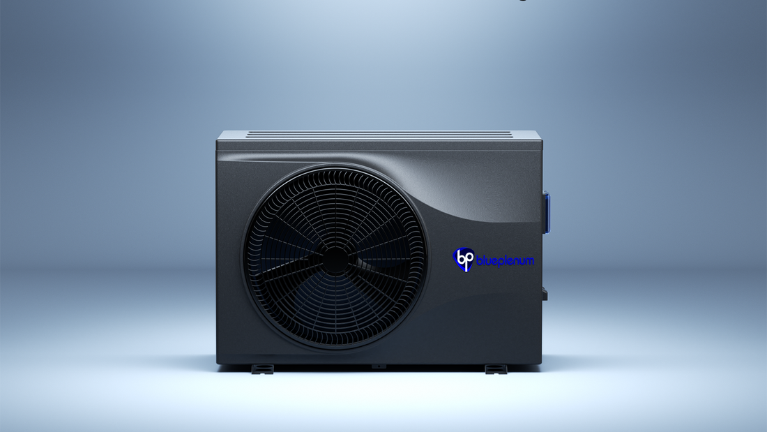 An outdoor heat pump unit explaining what is heat pump COP and how efficiency changes in real-world winter temperatures.