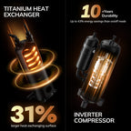 Inverter Pool Heater for Above-Ground Pool - Flow Pro 48