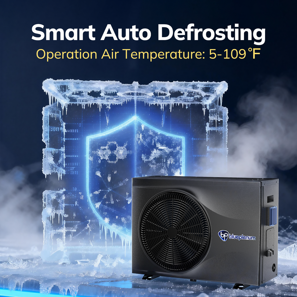 Inverter Pool Heater for Above-Ground Pool - Flow Pro 48